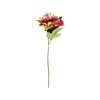 Floare artificială Dahlia roz-galbenă, 68 cm