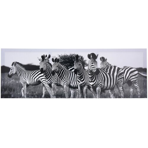 Zebra falikép, 30 x 90 cm