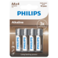 Philips Batéria AA Entry Alkaline, 4 ks