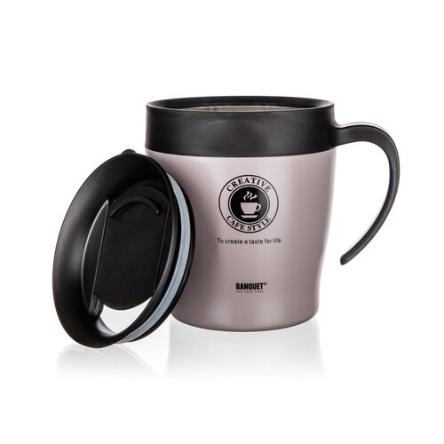 Banquet термокружка TAZZA 330 мл, латте