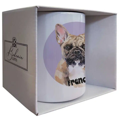 Bohemia Gifts Kerámia bögre - Frenchie, 350 ml