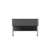 Luxe Anthracite and Gold komód
