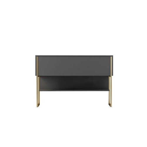 Komoda Luxe Anthracite and Gold