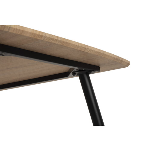 Masă de sufragerie VIBE 120, stejar natural