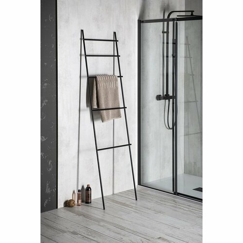 SAPHO SE121 Suport prosop Debut 50 x 186 x 3,2 cm,negru mat