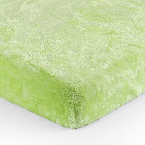 Mikroplüss lepedő zöld, 180 x 200 cm