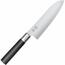 Nôž Kai Santoku Wasabi Black, 16,5 cm