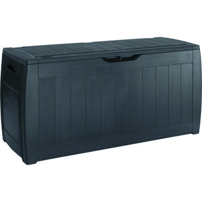 Keter Garten-Aufbewahrungsbox Hollywood  Grau, 270 L, 117 x 57 x 45 cm