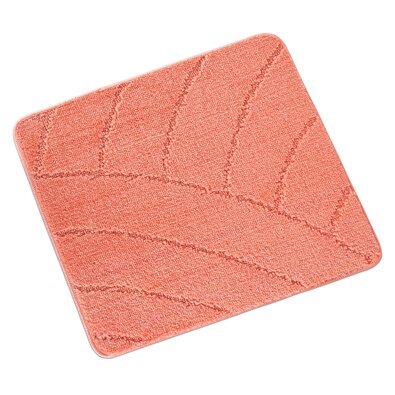 Bellatex Badematte Bany ohne Ausschnitt Bögen Lachs, 60 x 50 cm