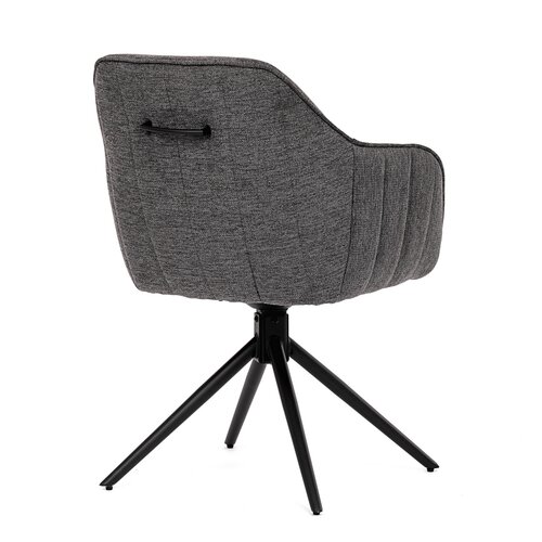 Zestaw krzeseł obiadowych z mechanizmem powrotnymHC-536 GREY2, 2 szt.