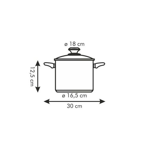 Obrázok TESCOMA Hrniec PRESTO s pokrievkou 18cm, 3.0l (8595028430813)