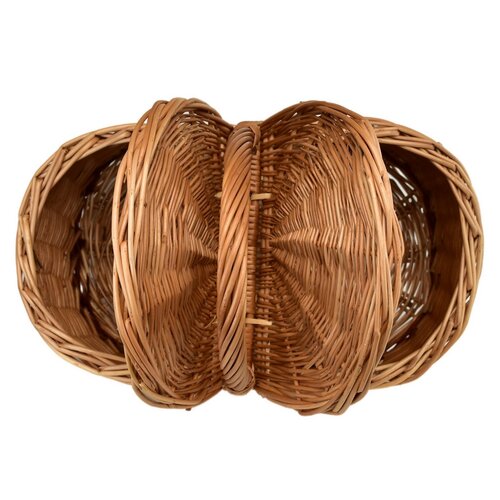 Pletena košara Piknik ovalna za avto, 45 x 30 cm