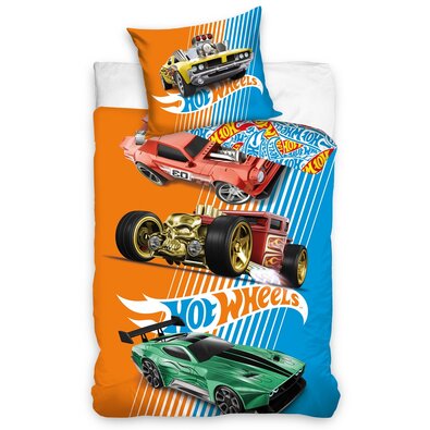 Kinderbettwäsche Hot Wheels Retro, 140 x 200, 70 x 90 cm