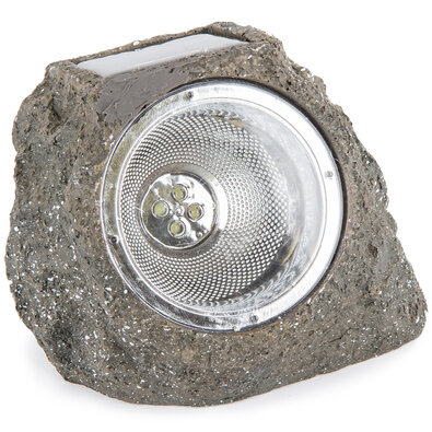 Lampă solară exterior Stone light maro, 4 LED-uri