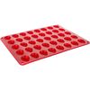 Banquet Silikonbackform für Nüsse Culinaria Red 40 Stück