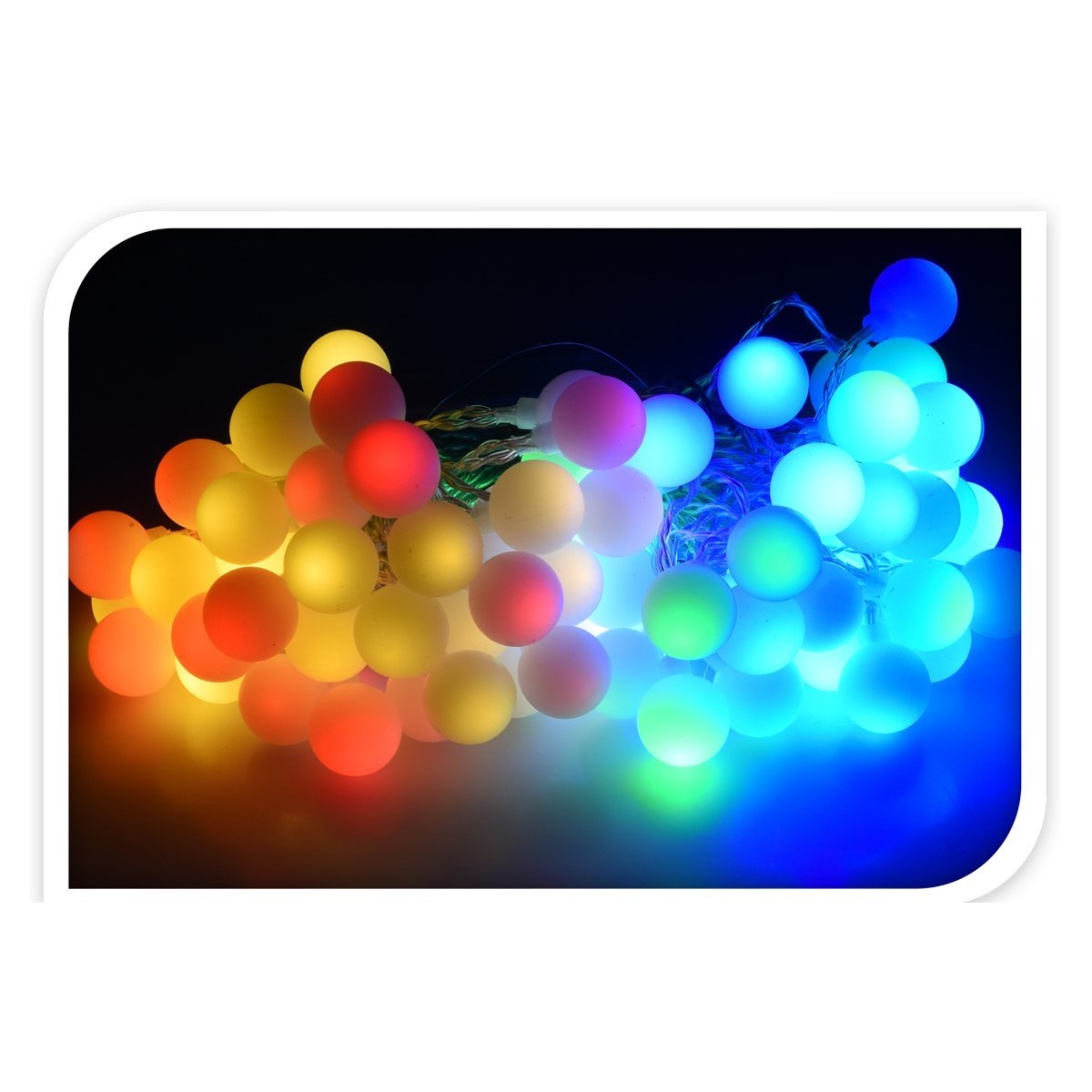 Vonkajšia svetelná reťaz, 80 LED
