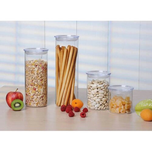 Recipient din sticlă Simax 5142 cu capac dinplastic, 1,4 l