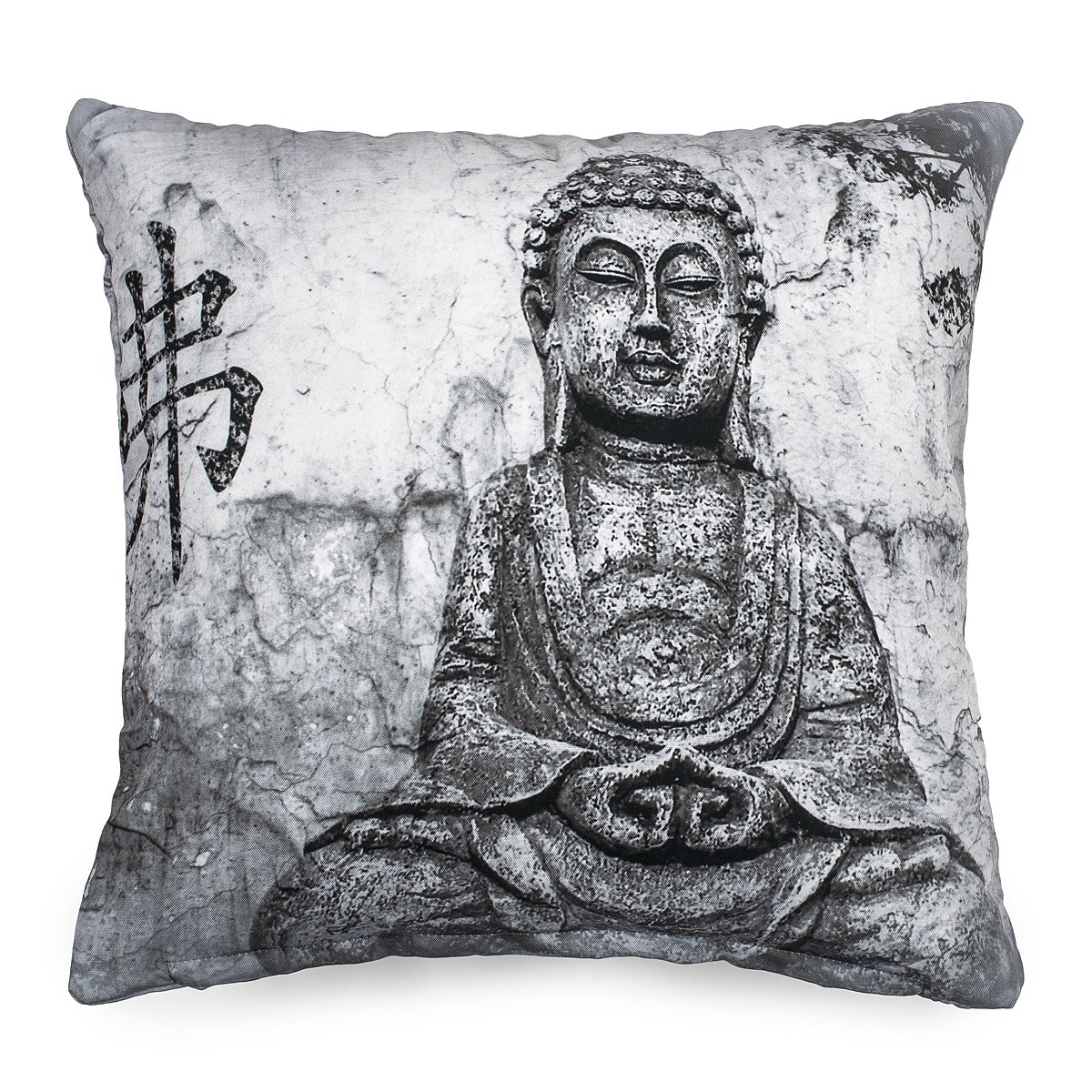BO-MA Trading Povlak na polštářek Buddha, 45 x 45 cm