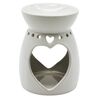 Home Elements Aromalampa Cuore, bela, v. 13 cm