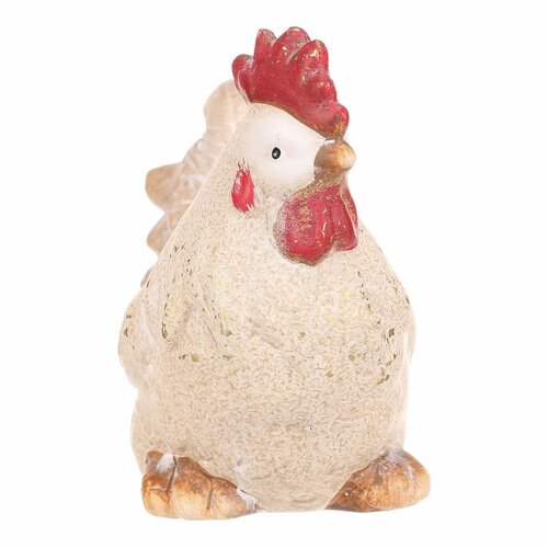 Decor ceramic Cocoș, 16 x 7 x 12 cm