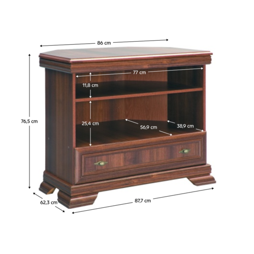 KORA sarok TV-asztal, samoa king