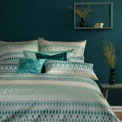 Lenjerie pat din brocart BAUER Velda, 140 x 220 cm, 70 x 90 cm