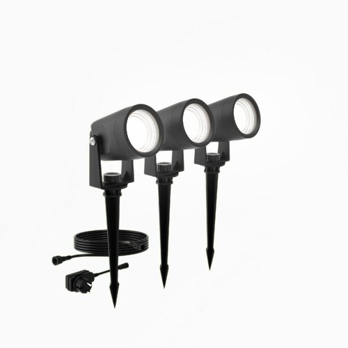 Philips Reuel GardenLink venkovní LED reflektor Low Voltage sada 3 ks, 3x1,5 W, 3x180 lm, 2700 K