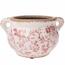 Keramični lonec za cvetje Vintage flower, 20,5 x12 x 16,5 cm