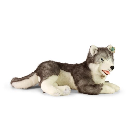Rappa Plüsshund Husky liegend 60 cm
