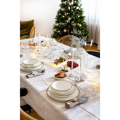 Mäser Miska Pintar White hnedé bodky 22 cm