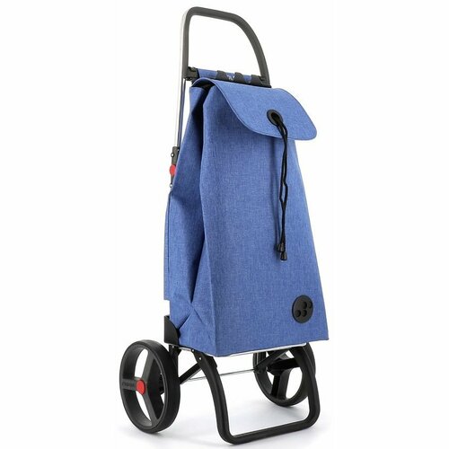 Rolser I-Max Tweed 2 Logic RSG bevásárlótáskakerekeken, kék színben