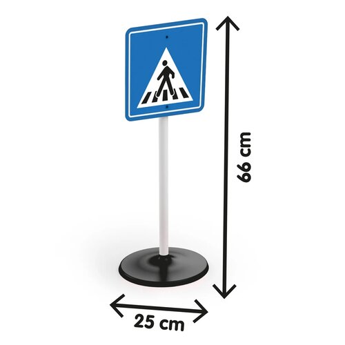 Dolu közlekedési táblák 6 db, 66 cm