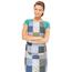 Bellatex Фартух Adéla Patchwork синій, 67 x 84 см