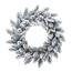 Božični venec iz smrekovih iglic, zasnežen, premer 50 cm