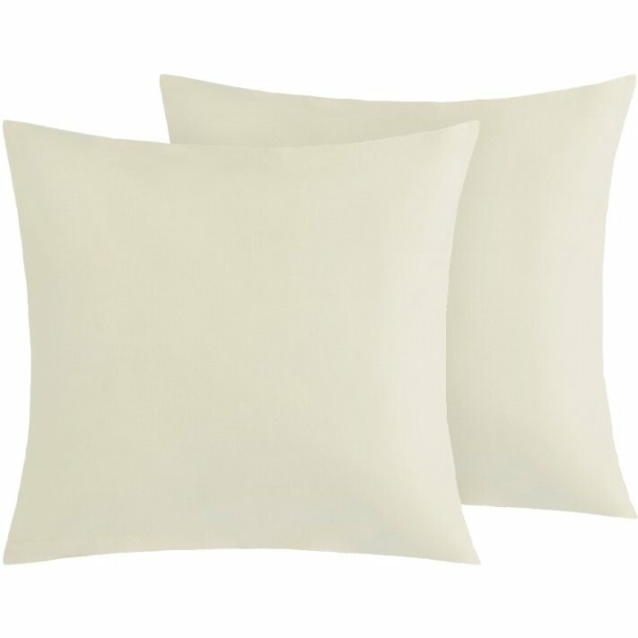 Bellatex Bavlněn&eacute; povlaky na pol&scaron;t&aacute;ř b&eacute;žov&aacute;, 45 &times; 45 cm, 2 ks, 45 x 45 cm