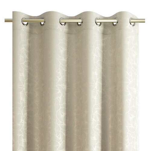 Restilo Závěs Oxford Ginko krémová, 140 x 250 cm