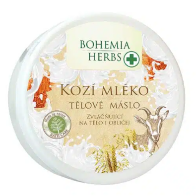 Bohemia Herbs Tělové máslo s kozím mlékem, 200 ml