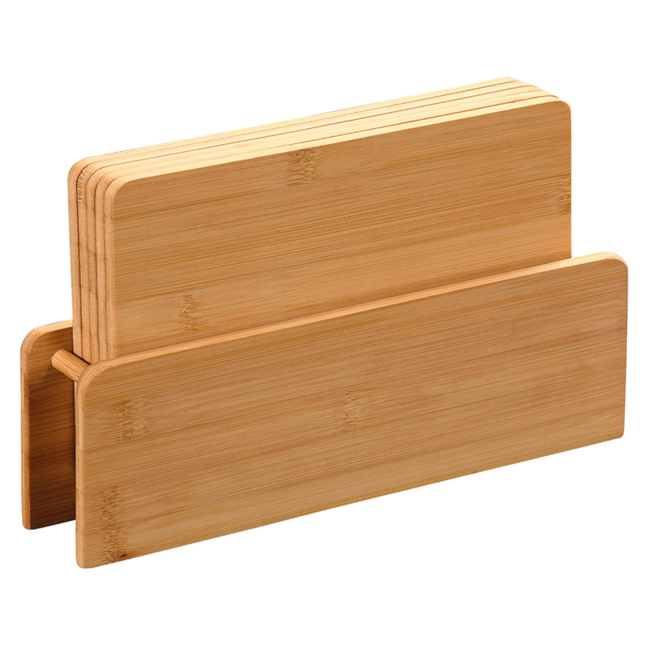 Kesper 58376 5 db-os vágódeszkakészletállványon, 24,5 x 15,5 x 0,9 cm akciós termékkép 1