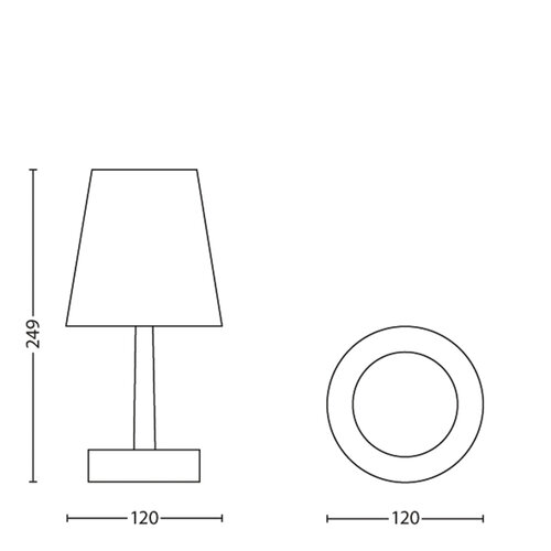 Philips Disney Lampa stolná prenosná Frozen Ľadové kráľovstvo