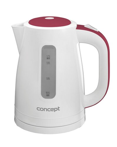 Concept RK-2312 Czajnik bezprzewodowy plastikowy, 1,7 l Raspberry