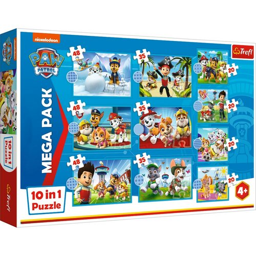 Trefl Puzzle Pfötten Patrouille, 10v1