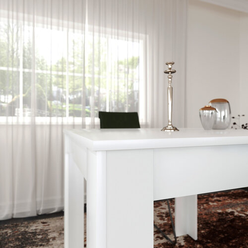 Esstisch Shiny White