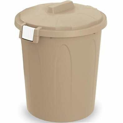 Szemetes Dustbin, 50 l, kávé