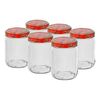 Browin 11252 komplet kozarcev s pokrovom Twist 500ml, 6 kosov