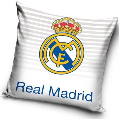 Poduszka – jasiek Real Madrid White, 40 x 40 cm