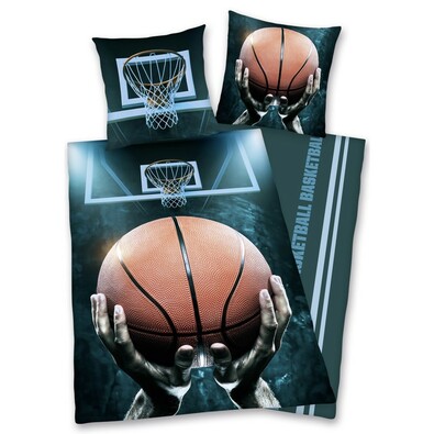Basketball pamut ágynemű, 140 x 200 cm, 70 x 90 cm