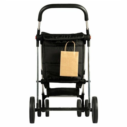 Rolser Cărucior de cumpărături pliabil pe roțiBasket Polar 4Big, negru