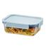 LOCKnLOCK Üveg doboz, téglalap alakú, CLEAR, 1 l,menta