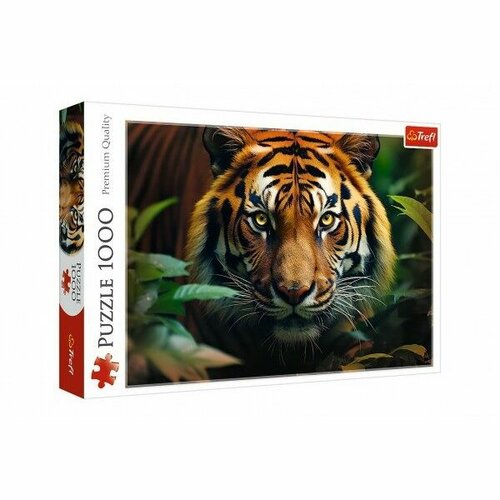 Trefl Puzzle Premium Plus Divoký Tiger, 1000 dielikov