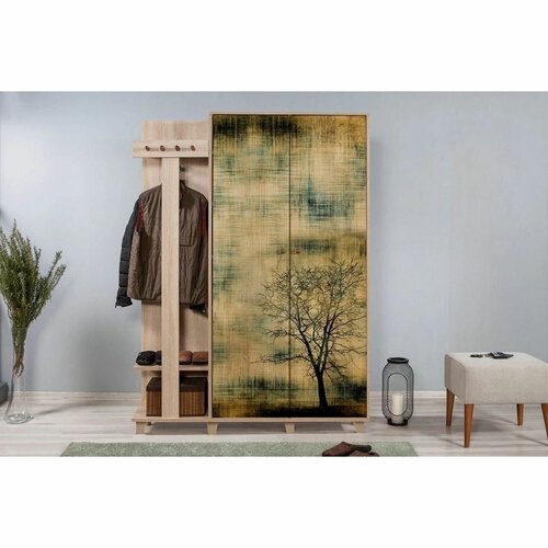 Garmanto Tree Sonoma Oak Double akasztós szekrény